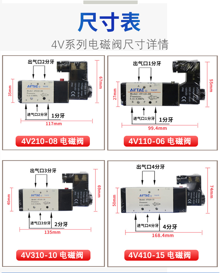 AIRTAC/ǵ¿ 3V2Mϵеŷ 3V2MNOAI-6FD