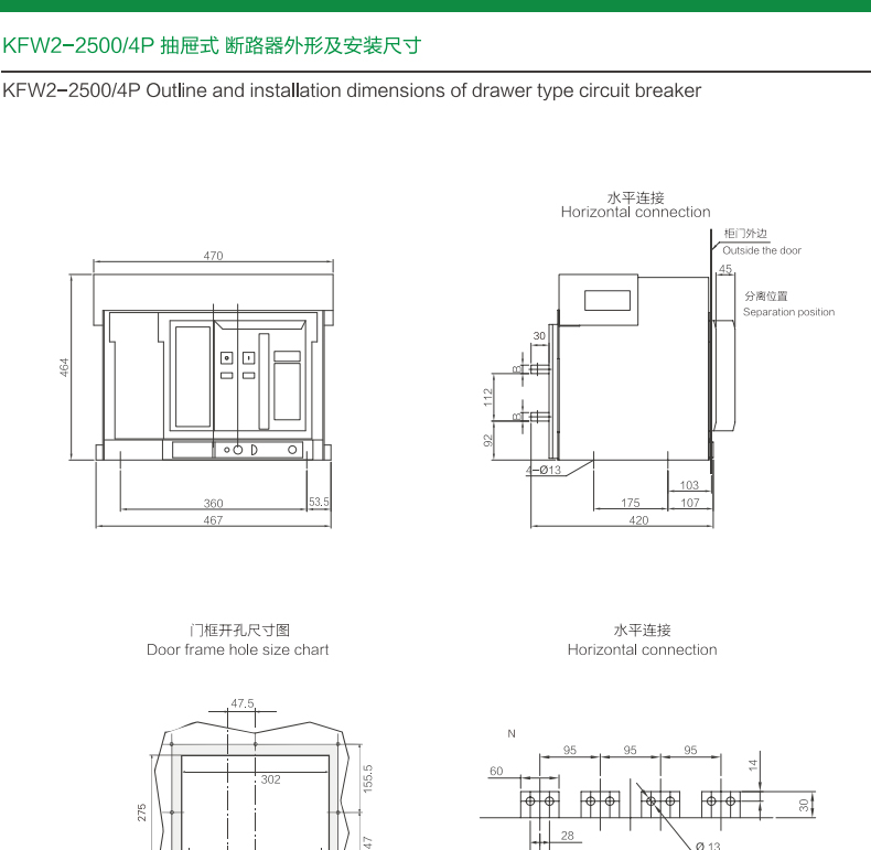 մȫʽ·800A 630A 400A KFW2-1600