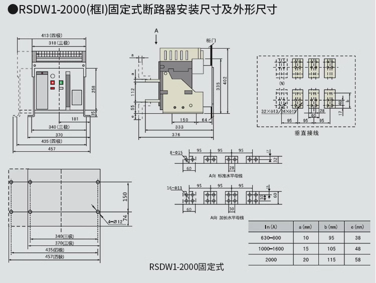 Ϻʽ· RMW1-3200/4p 2900A 3200A ̶ʽ