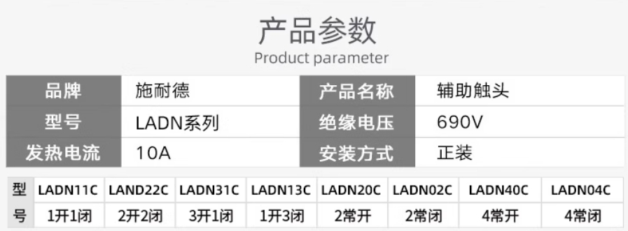 SCHNEIDER/ʩ͵µ Ӵͷ LADN40