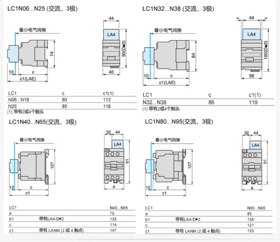 SCHNEIDER/ʩ͵µ Ӵ LC1-N0910M5N 