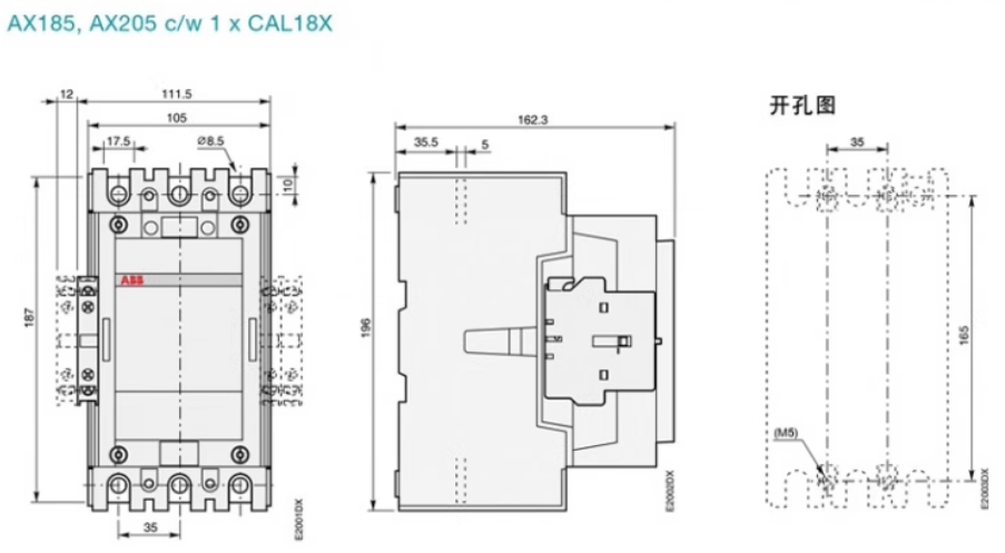 ABB AXȦϵнӴ AX12-30-01-80*220-230V50Hz