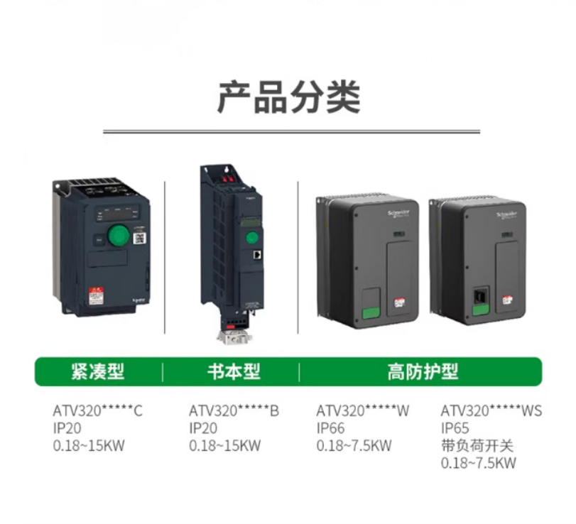 SCHNEIDER/ʩ͵µ ATV320ϵбƵ ATV320U55N4C 5.5kW/